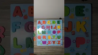 🔠 Capital Alphabet Puzzle | Educational Toy for Toddler