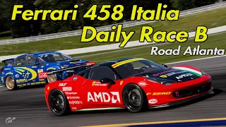 Gran Turismo 7 - Daily Race B - Road Atlanta - Ferrari 458 Gr4 - Cockpit view - Sport mode #GT7 #PS5