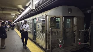 NYC Subway HD 60 FPS: Budd R32 C via F Train Railfan Window Ride (Weekend G.O.) 5/14/16