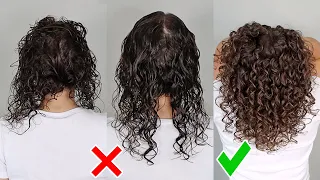 How to Style the Back of Your Curly Hair + Thin Curls Tips