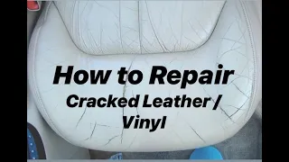 How to Repair Leather Cracks and scuffs with Luxury Leather Repairs Crack/Crease Repair Kit