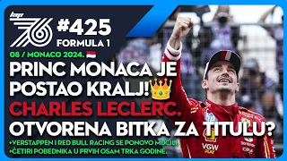 Lap76 #425 Charles Leclerc. Princ Monaca je postao kralj!👑 Max se mučio🏎️ Otvorena bitka za titulu?