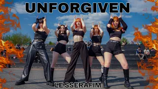 [KPOP IN PUBLIC] [ONE TAKE] LE SSERAFIM – UNFORGIVEN Dance Cover By Delicious