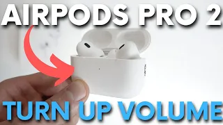 How to Adjust Volume Level on AirPods Pro 2 - Change Volume with Swipe Gesture