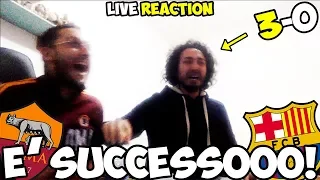 È SUCCESSO, È TUTTO VEROOO!! Roma-Barcellona 3-0 [LIVE REACTION]