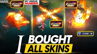 I BOUGHT ALL KOF'97 SKINS | MY GOLD TAG NUMBERS | BINGO PATTERNS