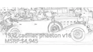 1932 cadillac phaeton v16, diecast (sketch)