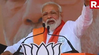 Prime Minister Narendra Modi Addresses Rally In Nandurbar, Maharashtra