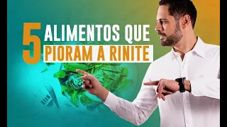 5 Alimentos que PIORAM as crises de RINITE | Dr Francis Vinícius