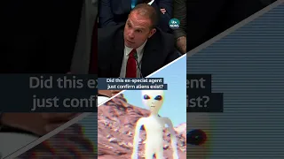 Did this ex-special agent just confirm aliens exist? #aliens #ufo #usa #space #congress