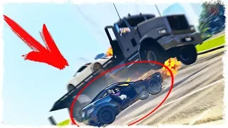 СМЕРТЕЛЬНАЯ ПОГОНЯ ЗА ГРУЗОВИКОМ В GTA ONLINE!!!