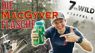 Die MacGyver Flasche für 7 vs. Wild | Niklas on fire - Säge, Messer, Angeln, Jagd #7vswildcard