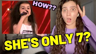 Singer REACTS to 7 YEAR OLD Angelina Jordan - Gloomy Sunday Reaction l Norway's Got Talent