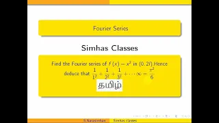 #Fourier_series  Find the FS of  f(x)=x^2 in (0,2l).Hence deduce that 1 by1^2+1 by2^2+ 1 by 3^2+...