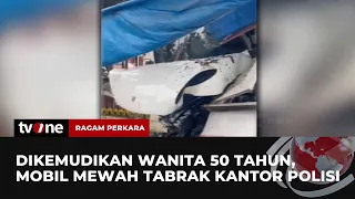 Ringsek Parah! Mobil Mewah Tabrak Kantor Polisi | Ragam Perkara tvOne