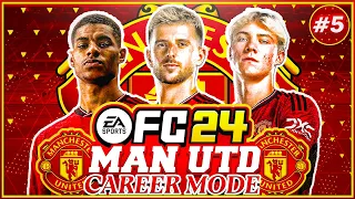 CHAMPIONS LEAGUE vs FC BAYERN MUNICH! | EAFC 24 Manchester United Career Mode EP5