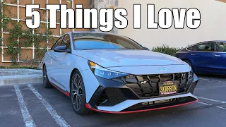 Five things I love about the Hyundai Elantra N! 16000+ Miles Driven
