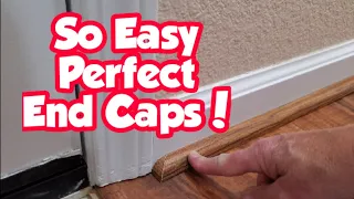 How to Cut Perfect Quarter Round Molding End Caps - The Easy Way!