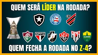 BRASILEIRÃO | QUEM SERÁ LÍDER? | QUEM FECHA NO Z-4