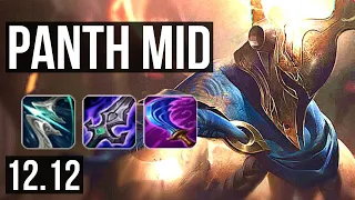 PANTHEON vs YASUO (MID) | Rank 3 Panth, 9/3/11 | NA Challenger | 12.12