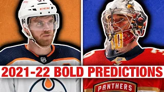 BOLD PREDICTIONS FOR THE 2022 NHL SEASON