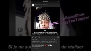 Le dernier message de xxxtentacion avant sa mort 😭🔥