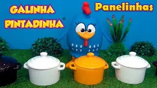 Galinha Pintadinha Panelinhas! Onde está o pintinho amarelinho? #galinhapintadinha