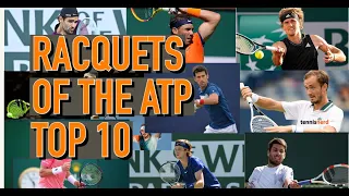 The Racquets of the Top 10 ATP Players