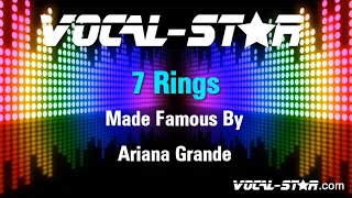 Ariana Grande - 7 Rings (Karaoke Version) Lyrics HD Vocal-Star Karaoke