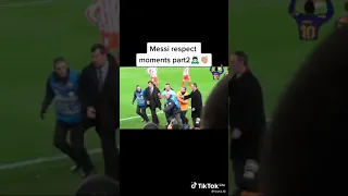 messi most respectful moments #shorts