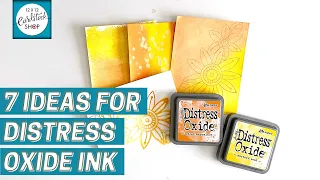 7 Ways to Use Tim Holtz Distress Oxide Ink Pads