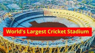 World's Largest Cricket Stadium built in Ahmedabad, India |  Motera Cricket Stadium