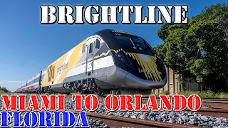 Brightline Train - Miami to Orlando FULL Route - Florida - 4K Transit Ride