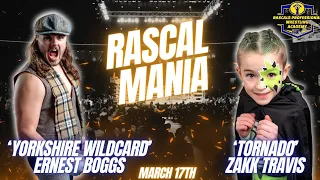 Rascal Mania Children's Show - 'Tornado' Zakk Travis Vs Ernest Boggs