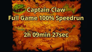 [WR] Captain Claw - Full Game 100% Speedrun [2h09min27sec]