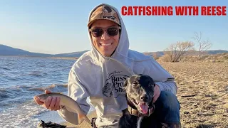 Washoe Lake Catfishin With The Pup