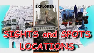 The Crew 2 Hobbies (Explorer): Locations of sights and spots