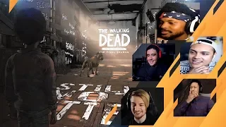 Gamers Reactions to Ending Credits on the Wall | The Walking Dead: [S4][E4] Take Us Back