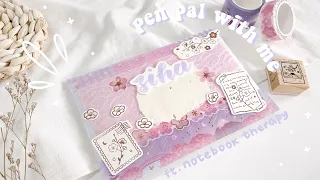 🌸 pen pal with me #16 // cherry blossom theme ft. notebook therapy