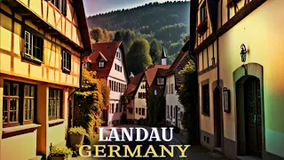 LANDAU, GERMANY 🇩🇪 | A TOUR OF A TYPICAL GERMAN TOWN 🏭 | HOW ORDINARY GERMANS LIVE 🍻4K VIDEO