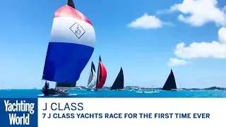 7 J Class yachts race for the first time ever - from onboard Shamrock | Yachting World