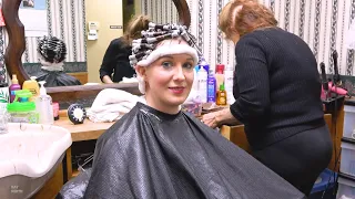 Kat's Stacked 1980s Bubble Perm, Shampoo, and Trim Haircut at Carmen's Salon Preview