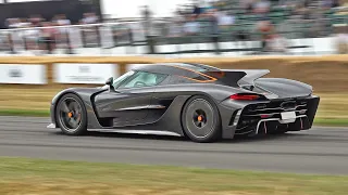 Koenigsegg Jesko Absolut - Engine Start Up, Accelerations, Fly By's and Brutal Sounds!