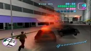 GTA Vice City I Поездка на взорваной машине