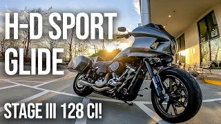 CUSTOM STAGE III Harley-Davidson SPORT GLIDE | Ride & Review