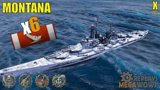 Montana 6 Kills & 149k Damage | World of Warships Gameplay