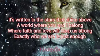 Carrie underwood | There's a place for us | NARNIA | Lyrics