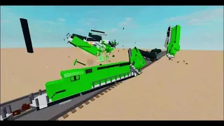 Roblox Train Crashes in the Desert