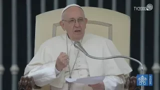 Catechesi di Papa Francesco nell’Udienza Generale dell'11 aprile 2018