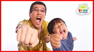 PPAP(Pen Pineapple Apple Pen)Quiz Challenge Ryan VS PIKOTARO